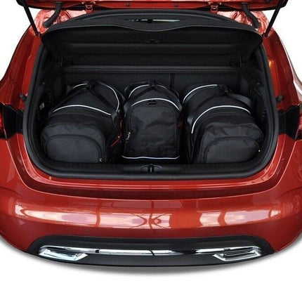 Kjust Reistassenset voor Citroen DS4 5-deurs 2010-2015 - Set van 4 Tassen met 2 Roltassen en 2 Sporttassen