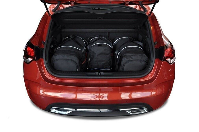 Kjust Reistassenset voor Citroen DS4 5-deurs 2010-2015 - Set van 4 Tassen met 2 Roltassen en 2 Sporttassen