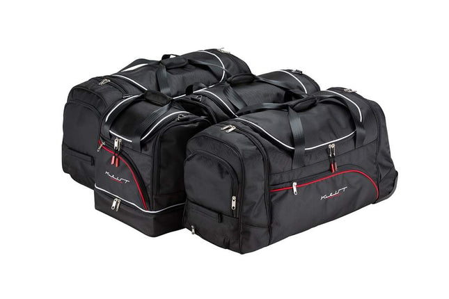 Kjust Reistassenset voor Citroen DS5 2011-2015 - Set van 4 Tassen met 2 Roltassen en 2 Sporttassen