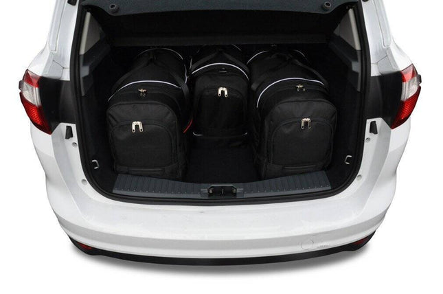 Kjust Reistassenset voor Ford C-Max 2010-2019 - Set van 4 Tassen met 2 Roltassen en 2 Sporttassen