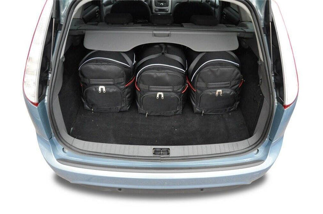Kjust Reistassenset voor Ford Focus Wagon 2004-2008 - Set van 5 Tassen met 3 Roltassen en 2 Sporttassen