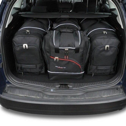 Kjust Reistassenset voor Ford Focus Wagon 2011-2018 - Set van 4 Tassen met 2 Roltassen en 2 Sporttassen