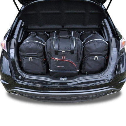 Kjust Reistassenset voor Honda Civic 5-deurs 2000-2006 - Set van 4 Tassen met 2 Roltassen en 2 Sporttassen