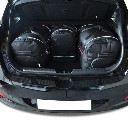 Kjust Reistassenset voor Hyundai i30 3-deurs 2013-2017 - Set van 4 Tassen met 2 Roltassen en 2 Sporttassen