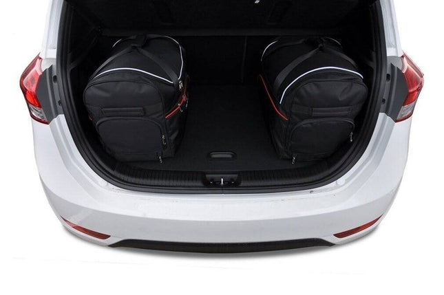 Kjust Reistassenset voor Hyundai iX20 2011-2019 - Set van 3 Tassen met 2 Roltassen en 1 Sporttas