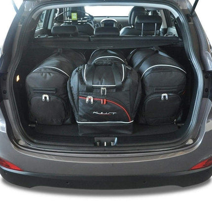 Kjust Reistassenset voor Hyundai iX35 2010-2015 - Set van 4 Tassen met 2 Roltassen en 2 Sporttassen