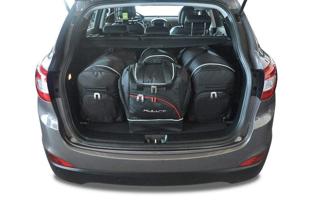 Kjust Reistassenset voor Hyundai iX35 2010-2015 - Set van 4 Tassen met 2 Roltassen en 2 Sporttassen
