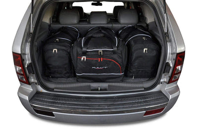 Kjust Reistassenset voor Jeep Grand Cherokee 2005-2011 - Set van 4 Tassen met 3 Roltassen en 1 Sporttas