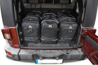 Kjust Reistassenset voor Jeep Wrangler 2007-2018 - Set van 4 Tassen met 2 Roltassen en 2 Sporttassen