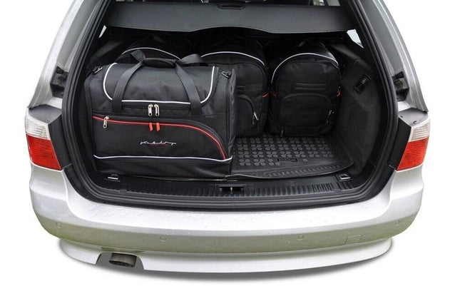 Kjust Reistassenset voor BMW 5 serie Touring 2004-2010 - Set van 5 Tassen met 3 Roltassen en 2 Sporttassen