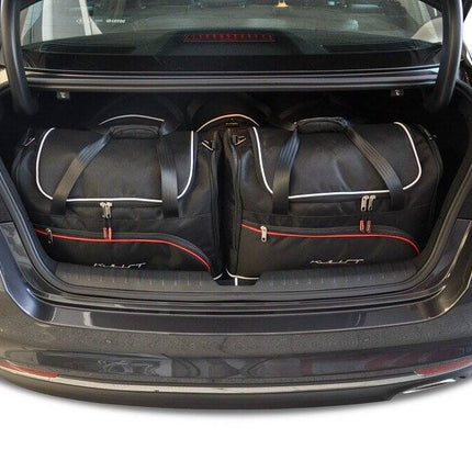 Kjust Reistassenset voor Kia Optima Sedan 2016-2020 - Set van 5 Tassen met 2 Roltassen 2 Sporttassen en 1 Vliegtuigtas