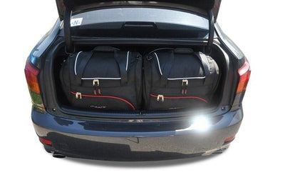 Kjust Reistassenset voor Lexus IS Sedan 2005-2013 - Set van 4 Tassen met 2 Roltassen en 2 Sporttassen