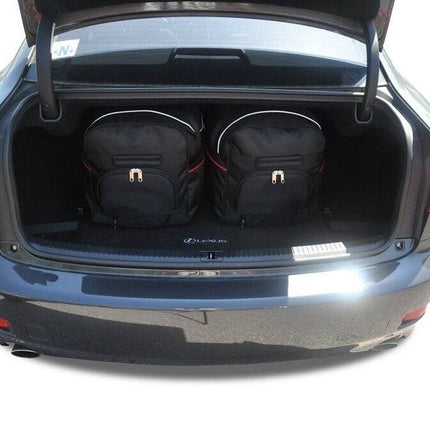 Kjust Reistassenset voor Lexus IS Sedan 2005-2013 - Set van 4 Tassen met 2 Roltassen en 2 Sporttassen