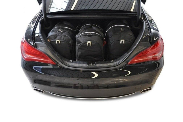 Kjust Reistassenset voor Mercedes Benz CLA coupe 2013-2019 - Set van 4 Tassen met 2 Roltassen en 2 Sporttassen