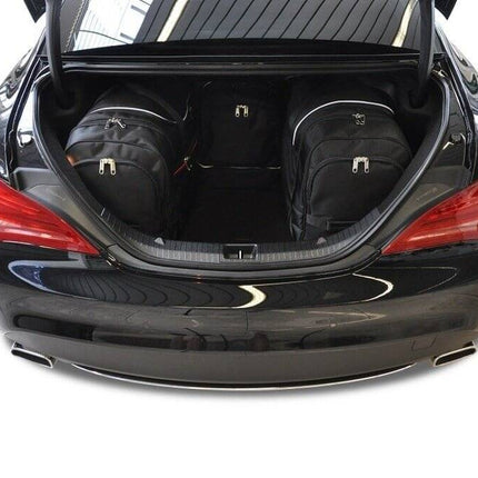 Kjust Reistassenset voor Mercedes Benz CLA coupe 2013-2019 - Set van 4 Tassen met 2 Roltassen en 2 Sporttassen