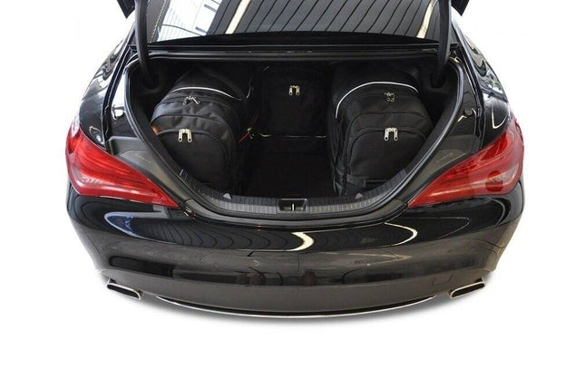 Kjust Reistassenset voor Mercedes Benz CLA coupe 2013-2019 - Set van 4 Tassen met 2 Roltassen en 2 Sporttassen