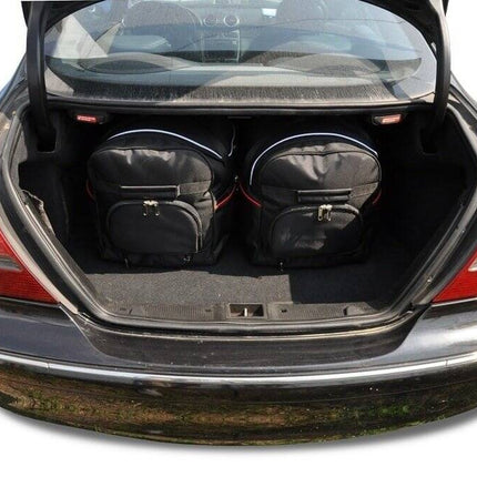 Kjust Reistassenset voor Mercedes Benz CLK 2003-2009 - Set van 4 Tassen met 2 Roltassen en 2 Sporttassen