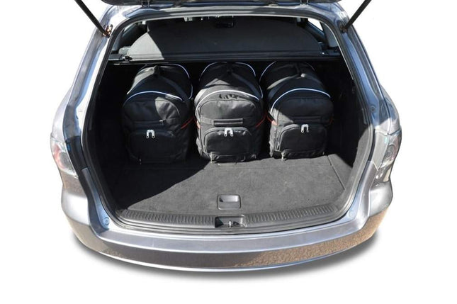 Kjust Reistassenset voor Mazda 6 stationwagen 2002-2008 - Set van 5 Tassen met 3 Roltassen en 2 Sporttassen