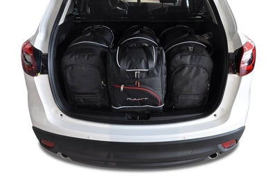 Kjust Reistassenset voor Mazda CX-5 2012-2017 - Set van 4 Tassen met 3 Roltassen en 1 Sporttas