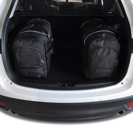 Kjust Reistassenset voor Mazda CX-5 2012-2017 - Set van 4 Tassen met 3 Roltassen en 1 Sporttas