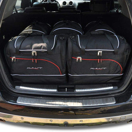 Kjust Reistassenset voor Mercedes Benz M-Klasse 2005-2011 - Set van 5 Tassen met 3 Roltassen en 2 Sporttassen