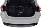 Kjust Reistassenset voor Nissan Pulsar 5-deurs vanaf 2014 - Set van 4 Tassen met 2 Roltassen 1 Sporttas en 1 Vliegtuigtas