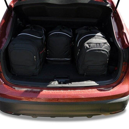 Kjust Reistassenset voor Nissan Qashqai 2007-2014 - Set van 4 Tassen met 2 Roltassen en 2 Sporttassen