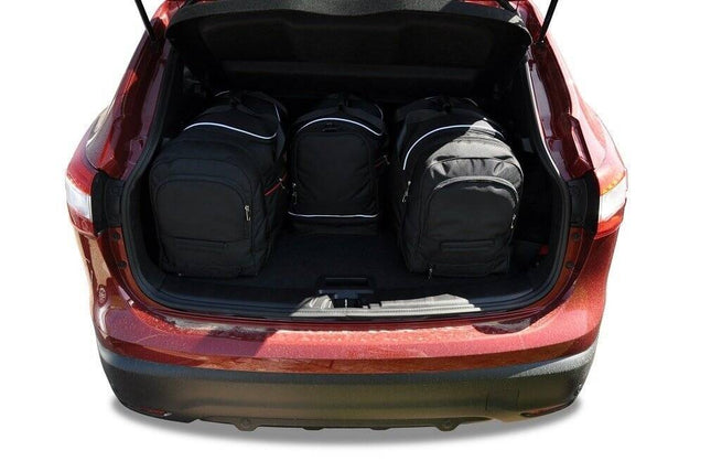 Kjust Reistassenset voor Nissan Qashqai 2007-2014 - Set van 4 Tassen met 2 Roltassen en 2 Sporttassen