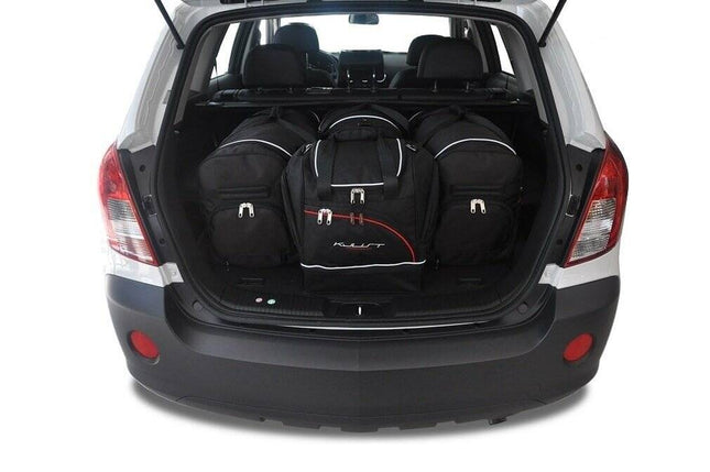 Kjust Reistassenset voor Opel Antara 2006-2016 - Set van 4 Tassen met 2 Roltassen en 2 Sporttassen