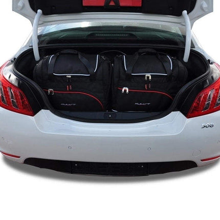 Kjust Reistassenset voor Peugeot 508 Sedan vanaf 2018 - Set van 5 Tassen met 3 Roltassen en 2 Sporttassen