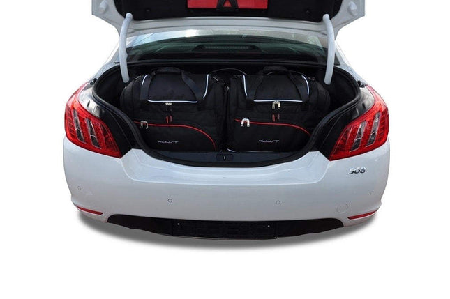 Kjust Reistassenset voor Peugeot 508 Sedan vanaf 2018 - Set van 5 Tassen met 3 Roltassen en 2 Sporttassen