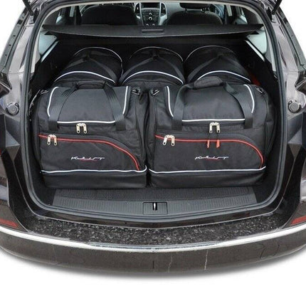 Kjust Reistassenset voor Opel Astra Sports Tourer 2010-2015 - Set van 5 Tassen met 3 Roltassen en 2 Sporttassen