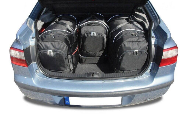 Kjust Reistassenset voor Renault Laguna 5-deurs 2001-2007 - Set van 4 Tassen met 2 Roltassen en 2 Sporttassen