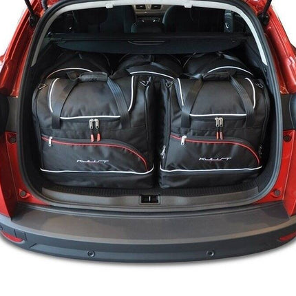 Kjust Reistassenset voor Renault Megane Sport Tourer 2009-2016 - Set van 5 Tassen met 3 Roltassen en 2 Sporttassen