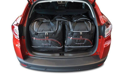 Kjust Reistassenset voor Renault Megane Sport Tourer 2009-2016 - Set van 5 Tassen met 3 Roltassen en 2 Sporttassen