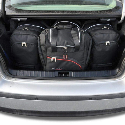 Kjust Reistassenset voor Saab 9-3 Sport Sedan 2002-2012 - Set van 4 Tassen met 2 Roltassen en 2 Sporttassen