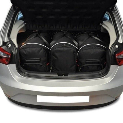 Kjust Reistassenset voor Seat Ibiza 5-deurs 2008-2017 - Set van 3 Tassen met 2 Roltassen en 1 Sporttas