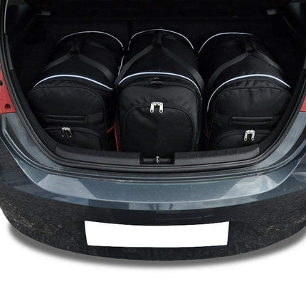 Kjust Reistassenset voor Seat Leon 5-deurs 2005-2013 - Set van 3 Tassen met 2 Roltassen en 1 Sporttas
