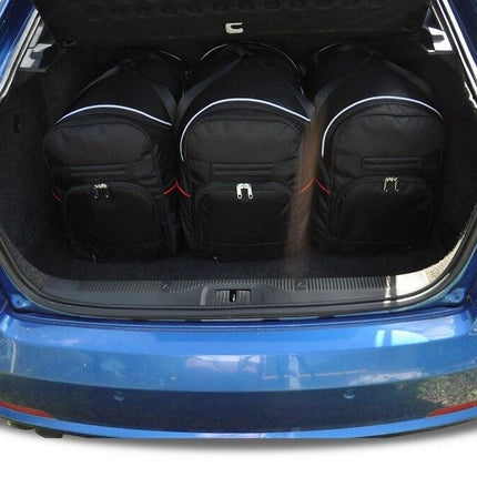 Kjust Reistassenset voor Skoda Octavia 5-deurs 2009-2013 - Set van 5 Tassen met 3 Roltassen en 2 Sporttassen