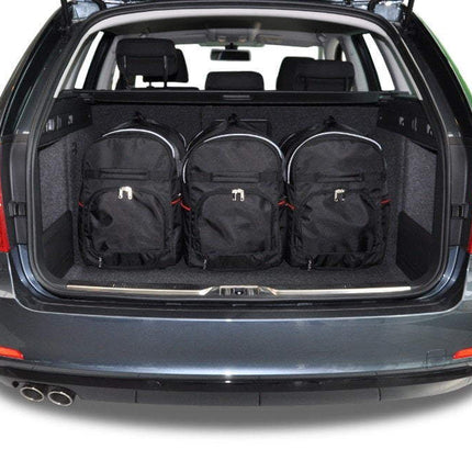 Kjust Reistassenset voor Skoda Superb stationwagen 2009-2015 - Set van 5 Tassen met 3 Roltassen en 2 Sporttassen