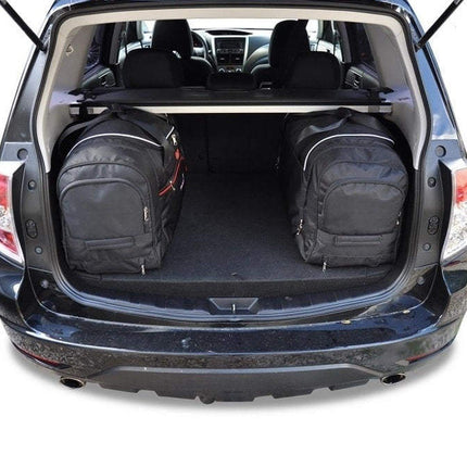Kjust Reistassenset voor Subaru Forester 2008-2013 - Set van 4 Tassen met 2 Roltassen en 2 Sporttassen