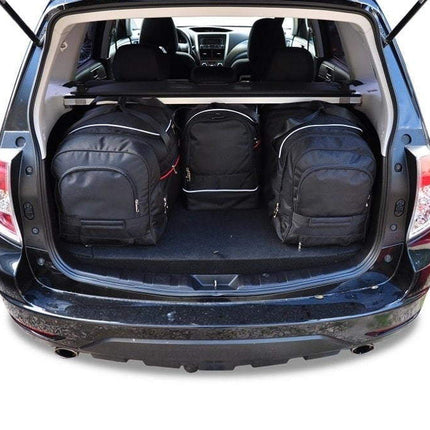 Kjust Reistassenset voor Subaru Forester 2008-2013 - Set van 4 Tassen met 2 Roltassen en 2 Sporttassen