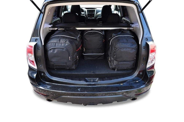 Kjust Reistassenset voor Subaru Forester 2008-2013 - Set van 4 Tassen met 2 Roltassen en 2 Sporttassen