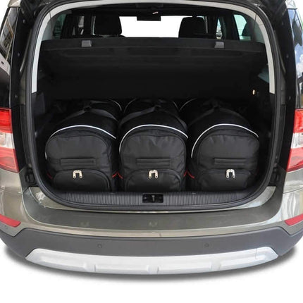 Kjust Reistassenset voor Skoda Yeti 2009-2017 - Set van 3 Tassen met 3 Roltassen