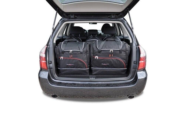 Kjust Reistassenset voor Subaru Legacy stationwagen 2003-2009 - Set van 5 Tassen met 3 Roltassen en 2 Sporttassen