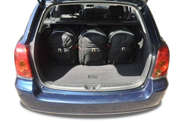Kjust Reistassenset voor Toyota Avensis stationwagen 2003-2009 - Set van 5 Tassen met 3 Roltassen en 2 Sporttassen