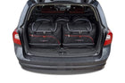 Kjust Reistassenset voor Volvo XC70 stationwagen 2007-2016 - Set van 5 Tassen met 3 Roltassen en 2 Sporttassen