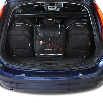 Kjust Reistassenset voor Volvo V60 stationwagen 2010-2018 - Set van 4 Tassen met 2 Roltassen en 2 Sporttassen