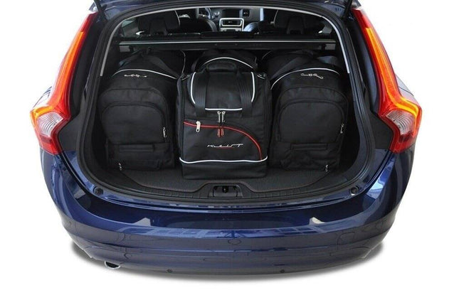 Kjust Reistassenset voor Volvo V60 stationwagen 2010-2018 - Set van 4 Tassen met 2 Roltassen en 2 Sporttassen