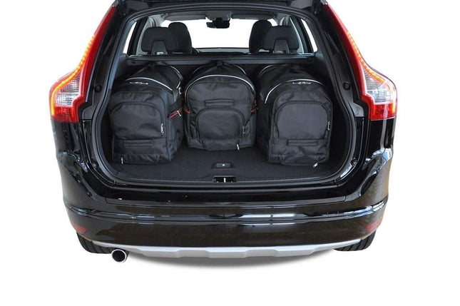 Kjust Reistassenset voor Volvo XC60 2008-2017 - Set van 4 Tassen met 3 Roltassen en 1 Sporttas